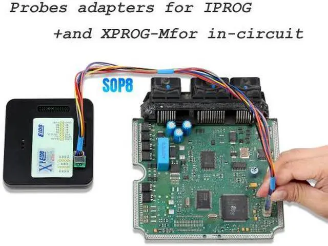 Alt view image 2 of 3 - Cheap Probes Adapter for IPROG+ for in-circuit ECU Work with Iprog+ Programmer and Xprog