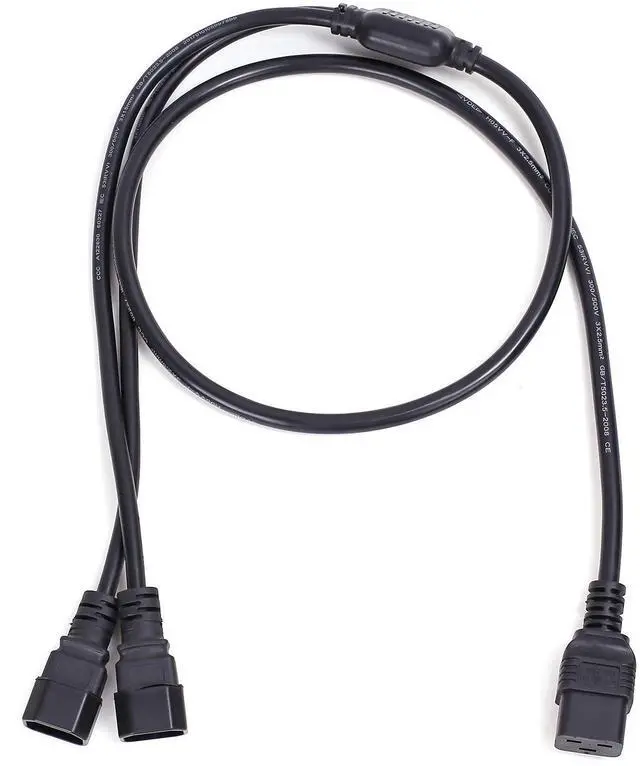 Alt view image 2 of 4 - MicroBit Whatsminer Power Cord Extension,Dual C14 to C19 Y Splitter ,4.92FT/1.5m, 13 AWG