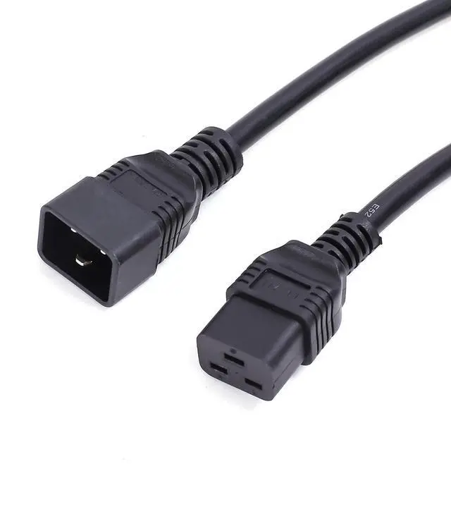 Alt view image 3 of 4 - ICERIVER Microbit Whatsminer Power Cord Extension, C20 to C19 Cable, 4.92ft/1.5m, 13AWG