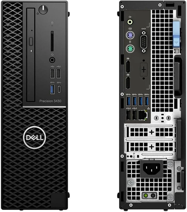 Alt view image 2 of 4 - Dell Precision 3430 SFF - Intel Core i7-8700 3.20GHz, 8GB RAM, 256GB SSD, Intel Integrated Graphics, Wired Keyboard, Mouse, WIFI, BT Dongle, Windows 11 Pro