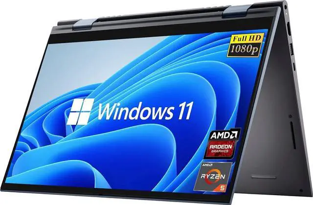 Alt view image 3 of 4 - Dell Inspiron 7415 2-in-1 14'' Laptop AMD Ryzen 5 5500U with Radeon Graphics 8GB RAM 256GB SSD Touchscreen AMD Radeon Graphics Windows 11 Home