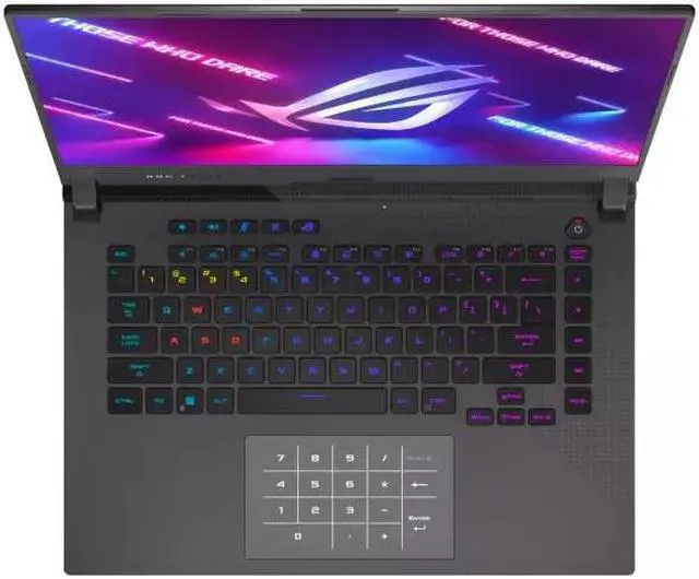 Alt view image 2 of 3 - ASUS ROG Strix G513QY 15.6'' Gaming Laptop, 5th Gen, AMD Ryzen 9 5980HX, 3.3GHz, 16GB RAM, 512GB SSD, Radeon RX 6800M, Win 11 Home