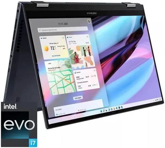 Alt view image 2 of 3 - ASUS Zenbook Pro UP6502ZD 15.6" Touch Laptop, 12th Gen, Intel Core i7-12700H, 2.3GHz, 16GB RAM, 1TB SSD,  Intel Arc A370M Graphics, Win 11 Home