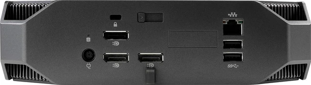Alt view image 4 of 5 - HP Z2 Mini G3 Workstation Intel Core i7-6700 3.4GHz 24GB RAM 256GB SSD Intel HD Graphics 530 Windows 10 Pro