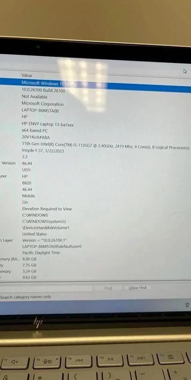 Alt view image 2 of 5 - HP ENVY 13-ba1075nr - 13.3" FHD Touch Laptop Intel Core i5-1135G7 2.4GHz 8GB RAM 256GB SSD Intel Iris Xe Graphics - Windows 11 Home