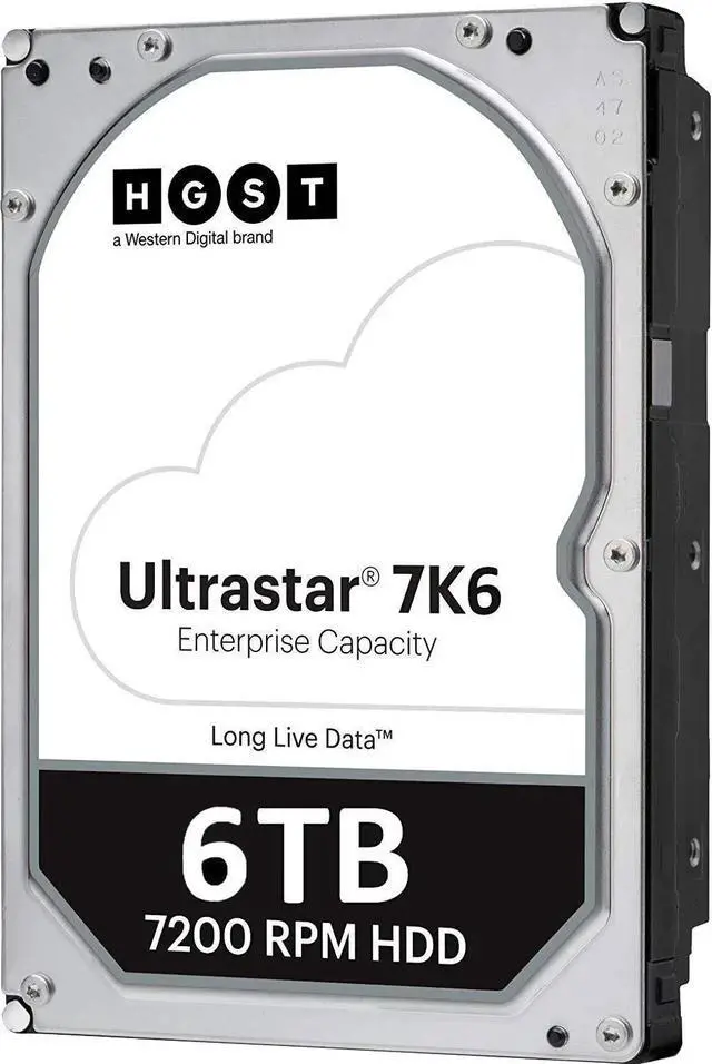 Alt view image 4 of 5 - HGST HUS726060AL4210 Ultrastar 7K6000 HUS726060AL4210 6 TB Hard Drive - 3.5" Internal - SAS (12Gb/s SAS)