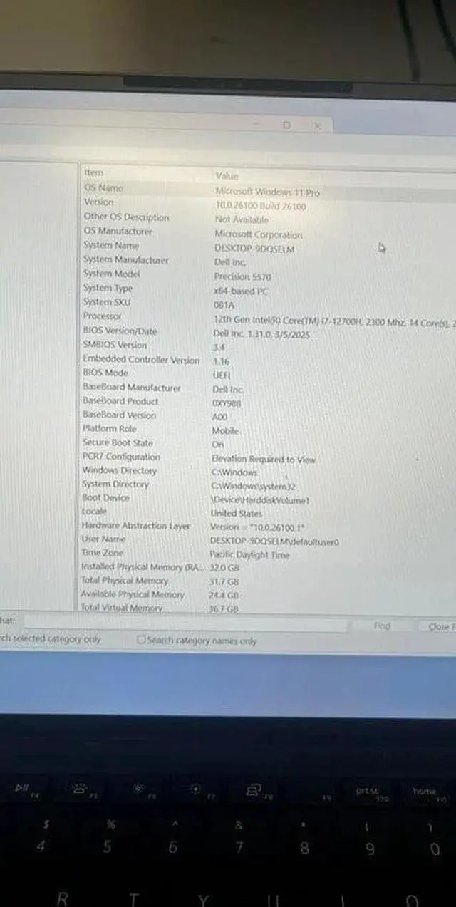 Alt view image 3 of 4 - Dell Precision 5570 - 16" FHD+ Laptop Intel Core i7-12700H 2.3GHz 32GB RAM 512GB SSD NVIDIA RTX A2000 8GB - Windows 11 Pro