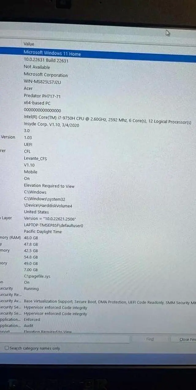 Alt view image 2 of 6 - Acer Predator Helios 700 PH717-71 - 17.3" FHD Laptop Intel Core i7-9750H 2.6GHz 48GB RAM 512GB SSD + 1TB SSD NVIDIA GeForce RTX 2070 - Windows 11 Home