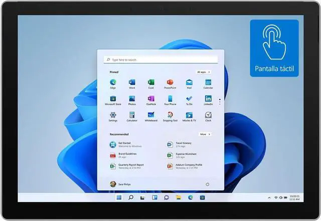 Alt view image 2 of 4 - Microsoft Surface Pro 7+ Tablet - 12.3" QHD+ Touchscreen Intel Core i5-1135G7 2.4GHz 8GB RAM 128GB SSD Intel Iris Xe Graphics - Windows 11 Home