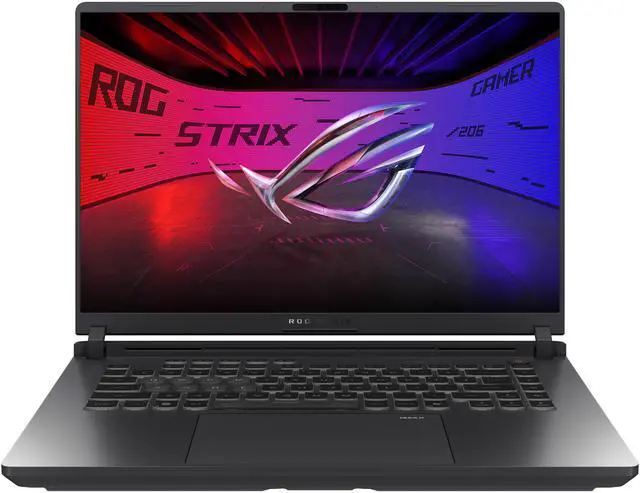 Main image of Asus ROG Strix G16 Gaming Laptop - 16" FHD+ 165Hz Display, AMD Ryzen 9 9955HX 2.5GHz, 16GB RAM, 1TB SSD, NVIDIA GeForce RTX 5060, Windows 11 Home