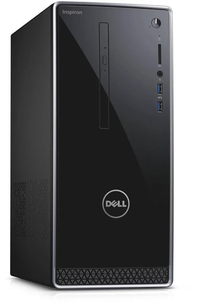 Main image of Dell Inspiron 3668 Desktop PC - Intel Core i5-7400 3GHz, 12GB RAM, 1TB HDD, Intel HD Graphics 630, Windows 10 Pro