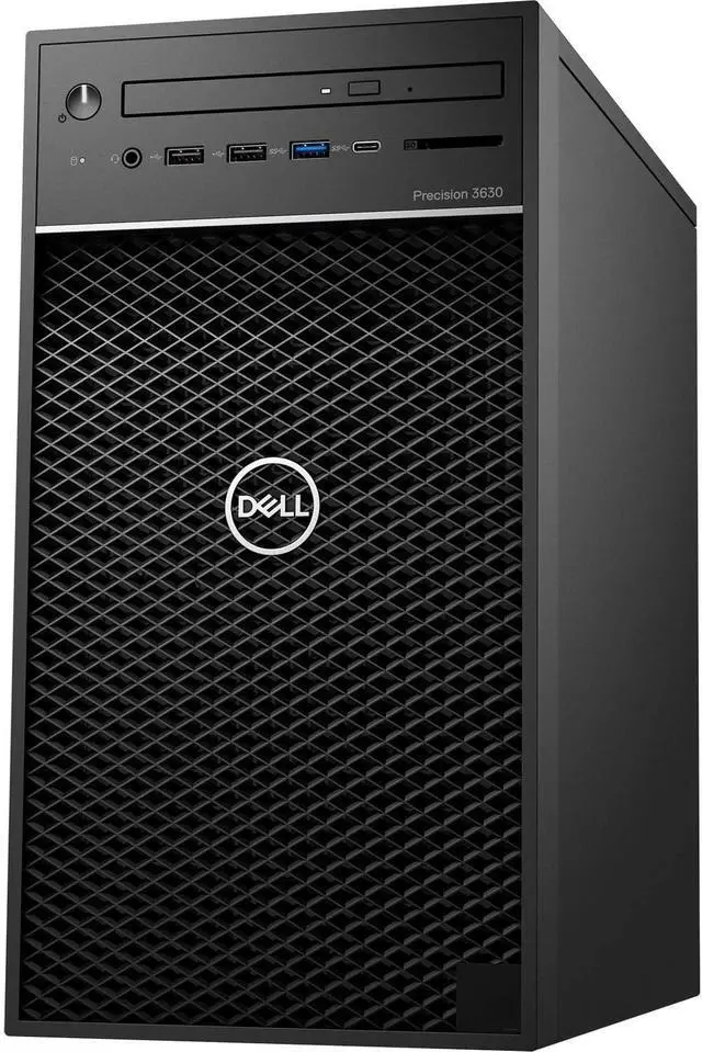 Alt view image 3 of 6 - Dell Precision 3630 Tower Desktop PC - Intel Core i7-8700 3.4 GHz 32GB RAM 512GB SSD Intel Integrated Graphics - Windows 11 Pro