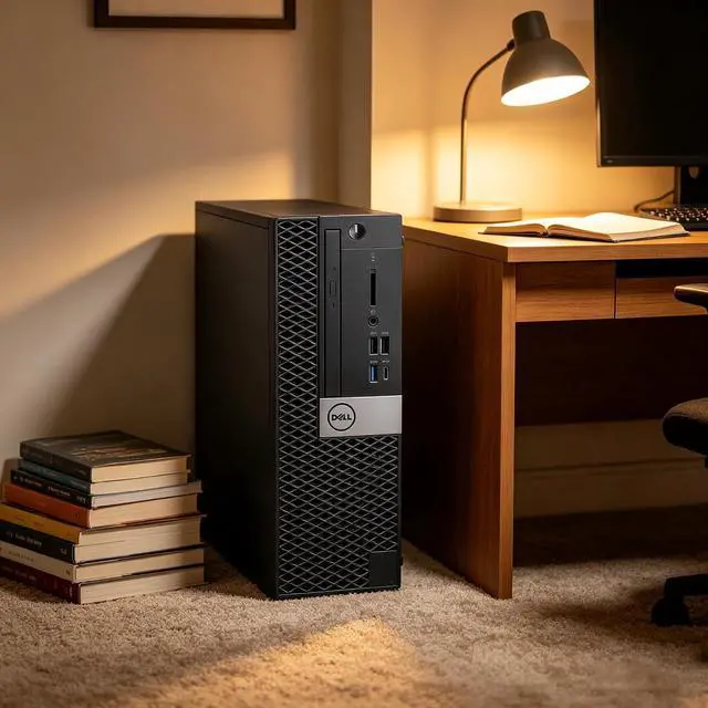 Alt view image 5 of 5 - Dell Optiplex 5060 Small Form Factor Desktop PC - Intel Core i7-8700 3.4 GHz 32GB RAM 1TB SSD Intel Integrated Graphics - Windows 11 Pro