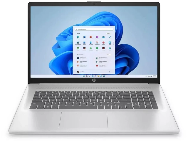 Main image of HP Laptop 17-cn0001tg - 17.3" HD+ Touchscreen Display, Intel Pentium Silver N6000 1.10GHz, 32GB RAM, 1TB SSD, Intel UHD Graphics, Windows 11 Pro