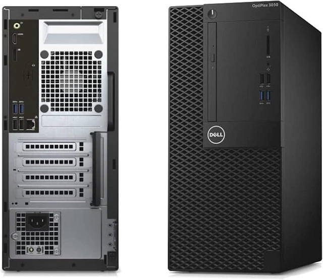 Alt view image 3 of 3 - Dell OptiPlex 3050 Tower Desktop PC - Intel Core i5-7500 3.40GHz, 8GB RAM, 256GB SSD, Intel Integrated Graphics, DisplayPort, Wired Keyboard, Mouse, Windows 11 Pro