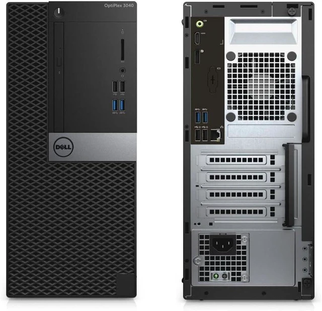 Alt view image 2 of 2 - Dell Optiplex 3040 Mini Tower Desktop PC - Intel Core i5-6500 3.20GHz, 8GB RAM, 256GB SSD, DisplayPort, Wired Keyboard, Mouse, WIFI, BT Dongle, Windows 11 Pro