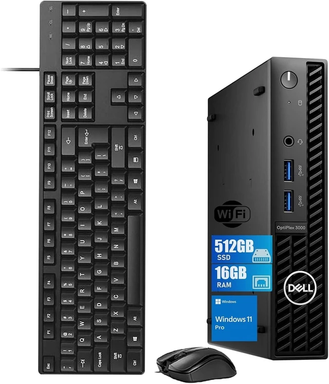 Main image of Dell OptiPlex 3000 Micro Desktop - Intel Core i5-12500T - 16GB RAM - 512GB SSD - Intel Integrated Graphics - Windows 11 Pro