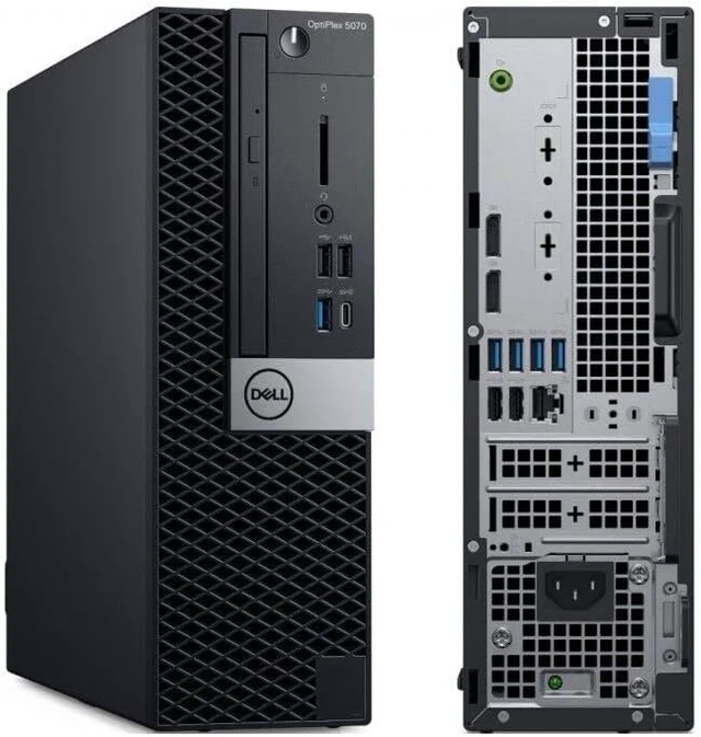 Main image of Dell OptiPlex 5070 SFF - Intel Core i5-9500 3.00GHz, 16GB RAM, 512GB SSD, Intel Integrated Graphics, 4K Support, Wired Keyboard, Mouse, Built in WIFI, BT, Windows 11 Pro