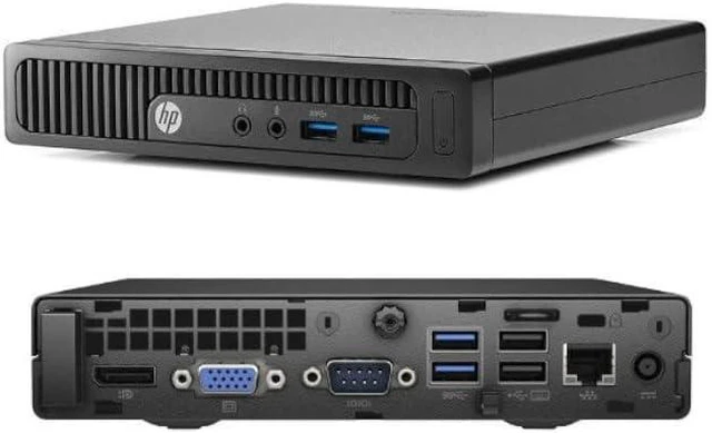 Main image of HP Prodesk 600 G2 Mini PC Desktop - Intel Core i3-6100 3.20GHz, 8GB RAM, 256GB SSD, Intel Integrated Graphics, Wired Keyboard, Mouse, Built in WIFI, BT, Windows 11 Pro