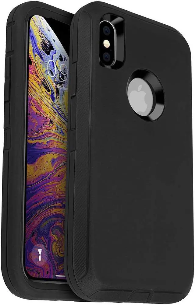 Alt view image 4 of 11 - iPhone X/XS Heavy Duty Case - Black