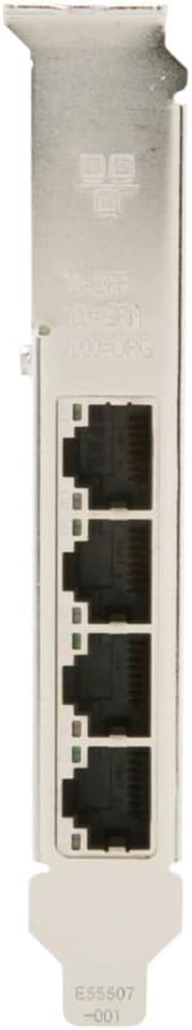Alt view image 5 of 5 - Intel E1G44ET2 Gigabit Ethernet Card 10/100/1000Mbps PCI-Express 4 x RJ45
