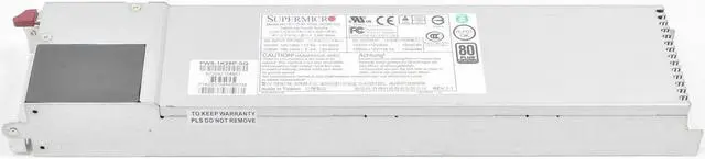 Main image of SuperMicro PWS-1K28P-SQ 1280W Hot Swap 80+ Plus Platinum Server Power Supply