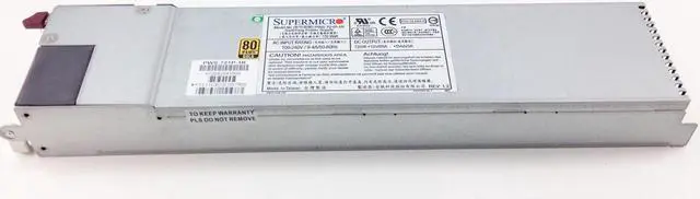 Main image of SuperMicro PWS-721P-1R 720W Server Power Supply