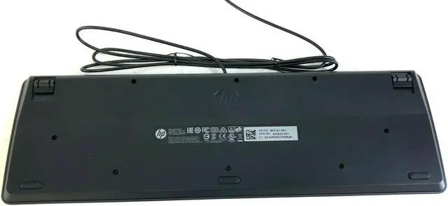 Alt view image 2 of 9 - Genuine HP USB Wired SK2120 104 Key Standard Keyboard KU1469 - 803181-001
