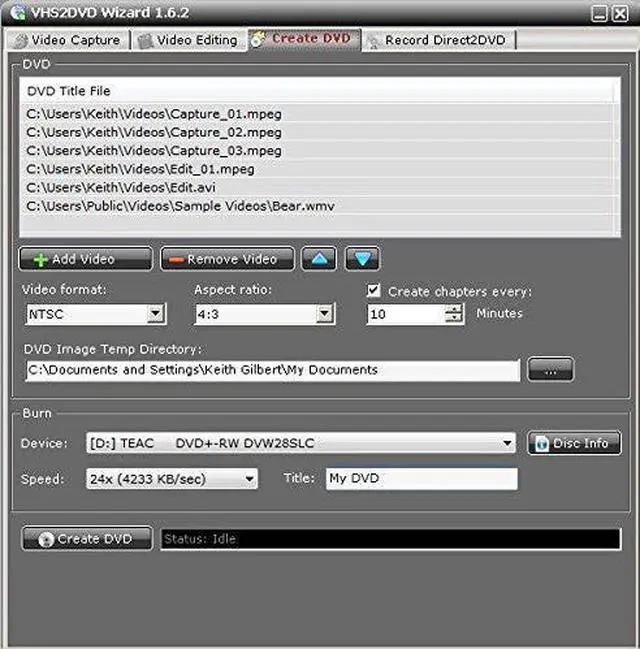 Alt view image 5 of 7 - ClearClick VHS To DVD Wizard Software for Windows - Convert Any VHS Tape To Digital Video or DVD