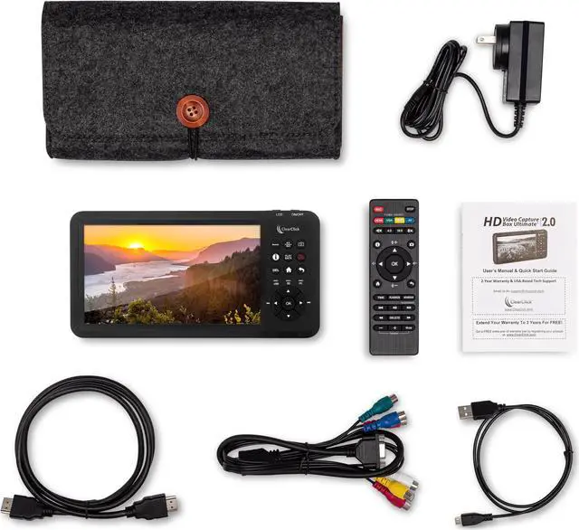 Alt view image 2 of 6 - ClearClick HD Video Capture Box Ultimate 2.0 (Second Generation) - Capture and Stream Video from HDMI, RCA, VHS, VCR, DVD, Camcorders, Hi8