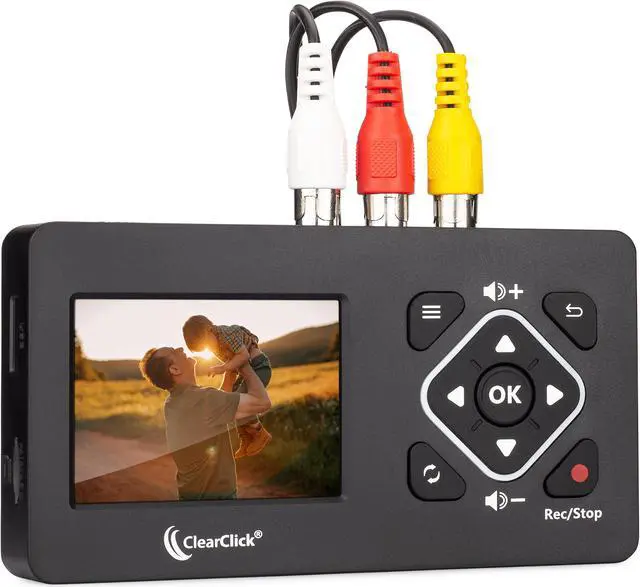 Main image of ClearClick Video to Digital Converter 2.0 (Second Generation) Mini Edition - Record Video from VCR's, VHS Tapes, AV, RCA, Hi8, Camcorder, DVD, Gaming Systems