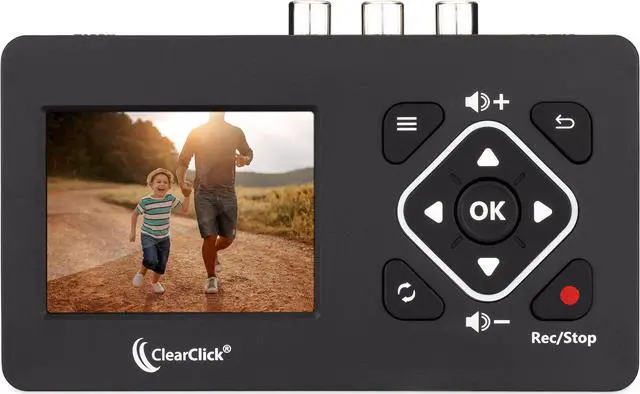 Alt view image 6 of 6 - ClearClick Video to Digital Converter 2.0 (Second Generation) Mini Edition - Record Video from VCR's, VHS Tapes, AV, RCA, Hi8, Camcorder, DVD, Gaming Systems
