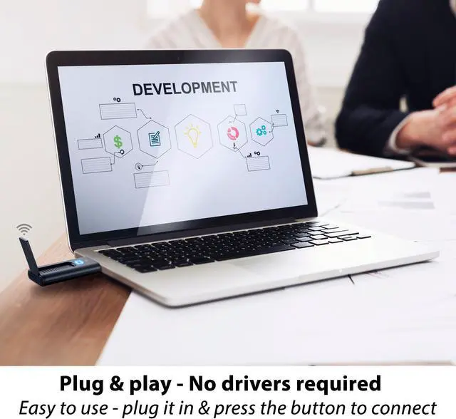 Alt view image 6 of 6 - ClearClick Present+Share Mini - Wireless Presentation System for Laptops, PC, HDMI, Smartphones, & TV or Projector (2 Transmitter, 1 Receiver Kit)