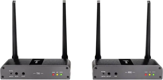 Alt view image 5 of 7 - ClearClick Extend+Expand Wireless HDMI Transmitter & Receiver Kit - 5 GHz, Up to 650' Range, IR & USB Transmission (1 Transmitter + 1 Receiver Kit, Supports 4 RX)