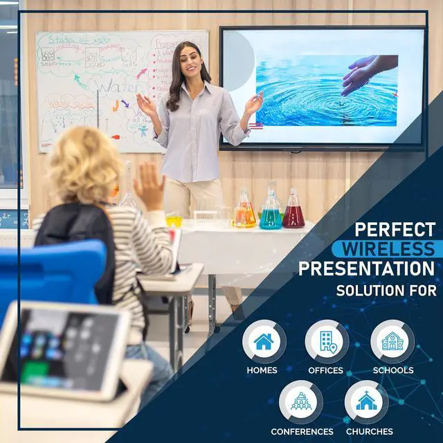 Alt view image 5 of 7 - ClearClick Present+Share (USB-C Edition) - Wireless Presentation & Video Broadcasting System for Laptops & Smartphones (2 USB-C Transmitters, 1 HDMI Receiver)