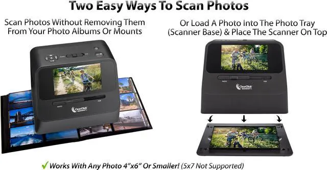 Alt view image 7 of 8 - clearclick 14 mp quickconvert 2.0 photo, slide, and negative scanner - scan 4x6 photos & 35mm, 110, 126 film