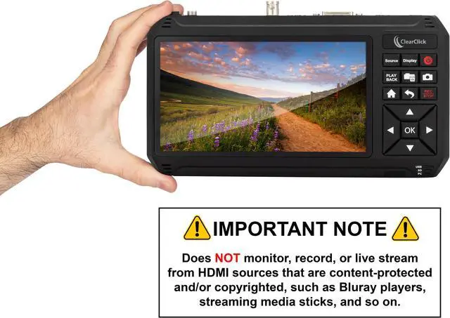 Alt view image 2 of 6 - ClearClick HD Video Capture Box Ultimate 3.0 (Third Generation) - Capture or Stream Video from HDMI, DVI, SDI, S-Video, RCA, AV, VHS, VCR, DVD, Camcorders, Hi8