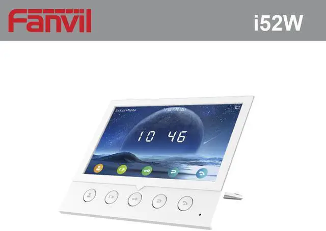 Alt view image 5 of 8 - Fanvil i52W SIP Indoor Station 4 SIP Lines 2.4G Wi-Fi