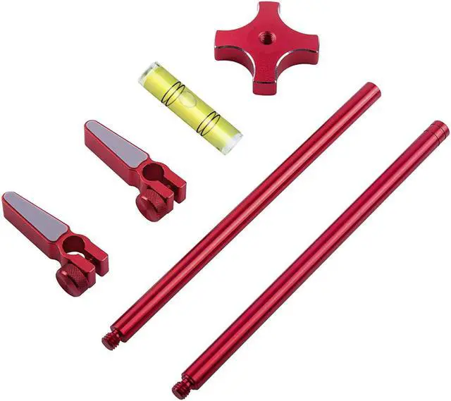 Alt view image 5 of 6 - Graphics Card GPU Brace Support Red, Video Card Sag Holder/Holster Bracket,Anodized Aerospace Aluminum, Adjustable for Single/Dual Slot Cards, Universal Graphics Card Stand