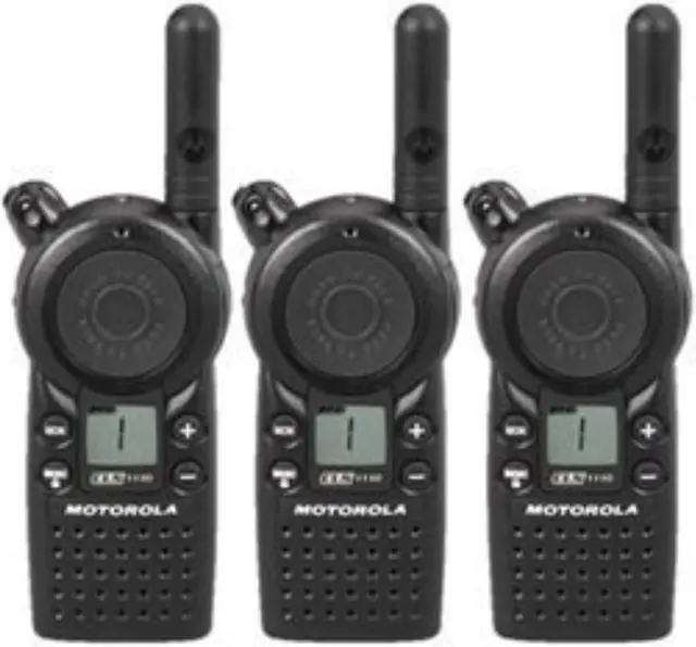 Alt view image 5 of 5 - 3 Pack of Motorola CLS1110 Two Way Radio Walkie Talkies (UHF)