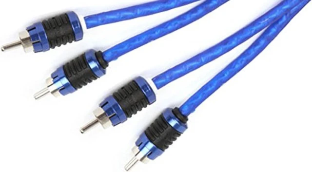 Alt view image 5 of 6 - Stinger 2 channel 6000 series double shielded directional twisted pair 3 RCA interconnects