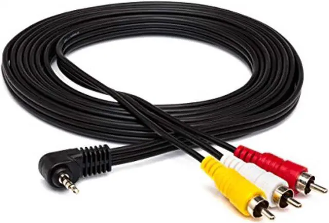 Alt view image 8 of 11 - Hosa C3M-105 Camcorder AV Cable 5-Feet