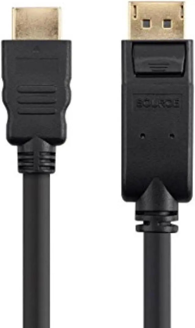 Alt view image 8 of 18 - Monoprice DisplayPort 1.2a to HDTV Cable - 3 Feet - Select Series