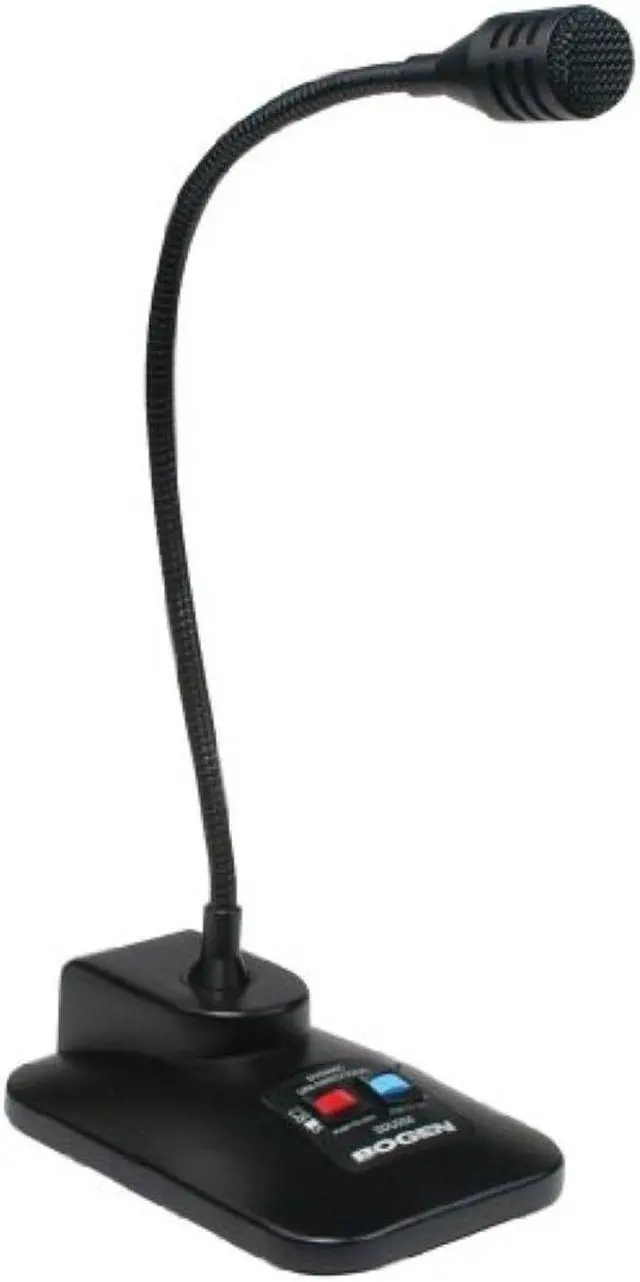 Alt view image 6 of 8 - Bogen - DDU250 - Bogen DDU250 Desktop Microphone - Dynamic - Desktop - 100Hz to 12kHz - Cable - Black