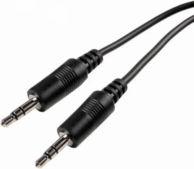 Alt view image 5 of 5 - Cables Unlimited 6 feet 3.5mm Male to Male Stereo Audio Cable with nickel plated Plugs for DVD players, laptops, portable CD