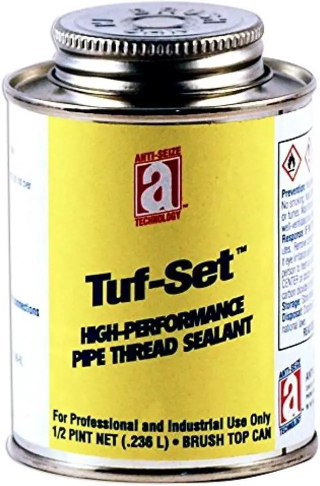 Alt view image 4 of 5 - ANTI-SEIZE TECHNOLOGY 56008 Pipe Thread Sealant 9.6 fl oz, Brush-Top Can,