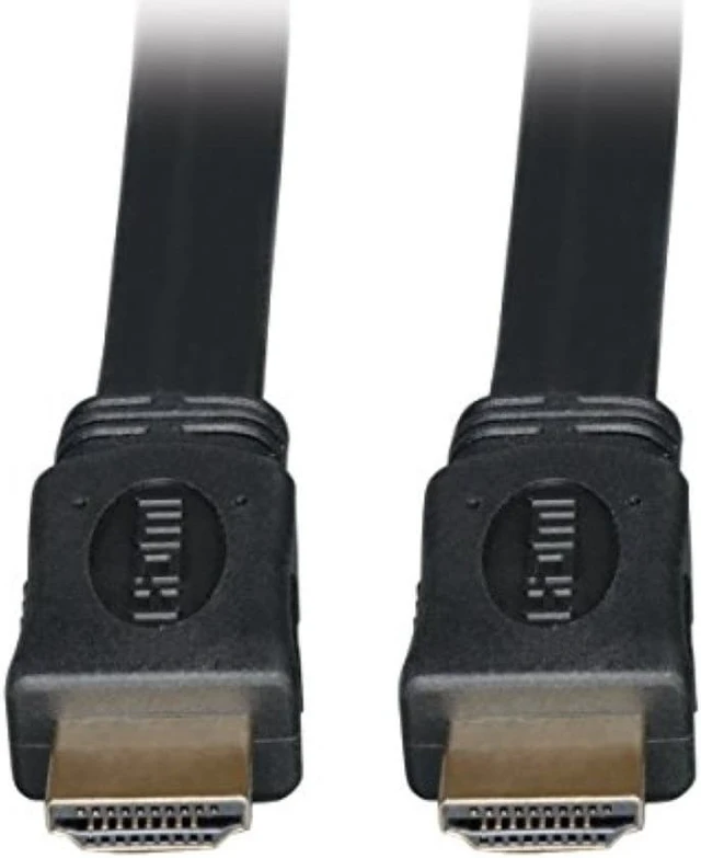 Alt view image 4 of 5 - Tripp Lite High Speed HDMI Flat Cable, Ultra HD 4K x 2K, Digital Video with Audio (M/M), Black, 6-ft. (P568-006-FL)