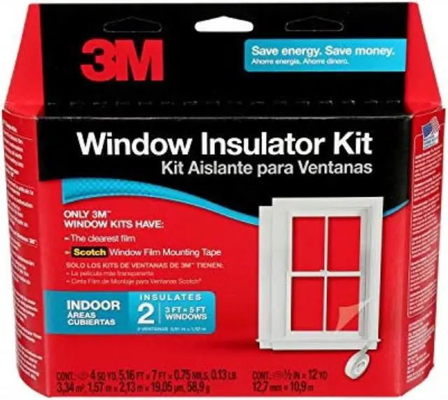 Alt view image 3 of 4 - 3M Indoor 62 In. x 84 In. Window Insulation Kit, (2-Pack) 2120W-6