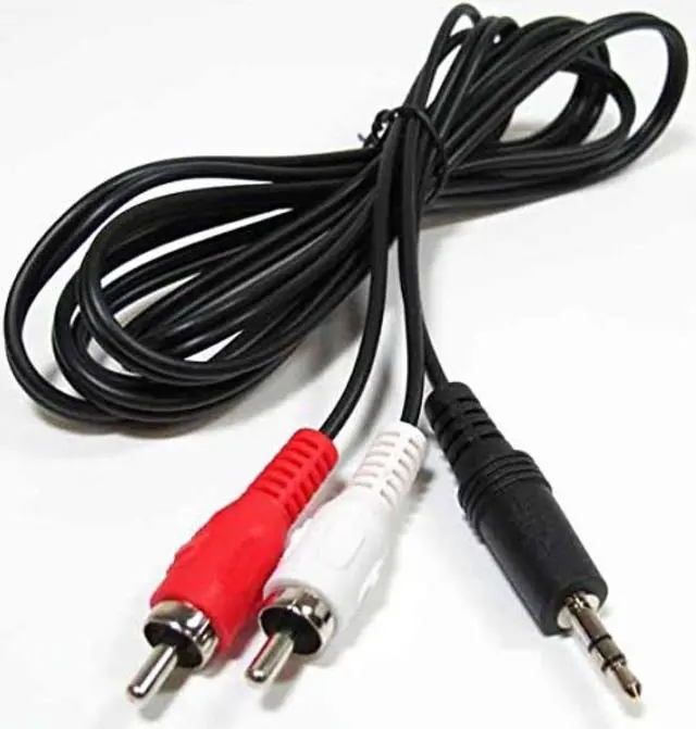 Alt view image 5 of 5 - SF Cable, 12 ft 3.5mm Stereo Male to Two RCA Male Splitter Cable