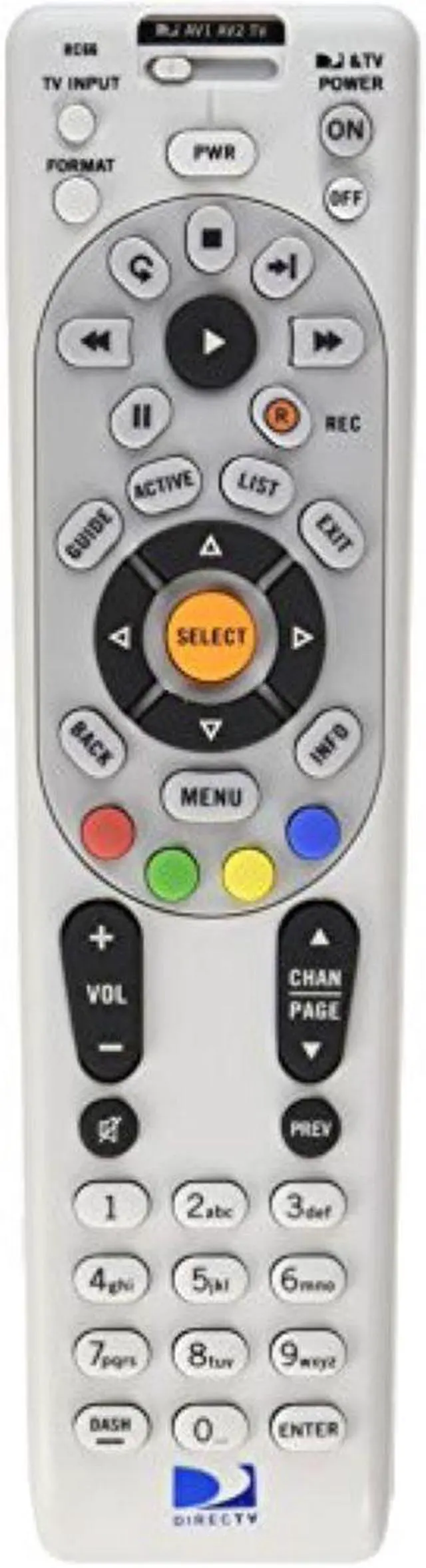 Alt view image 8 of 9 - DIRECTV RC66 4-Device Universal Remote
